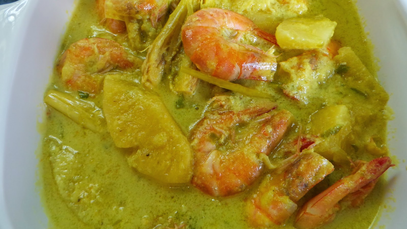 Resepi udang masak nenas