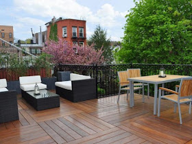 Rooftop Wood Deck Designs Picture