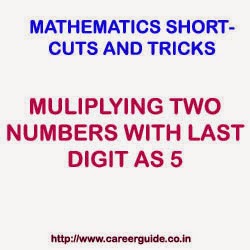  Multiplying Two Number Ending with 5