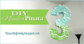 DIY Number Pinata
