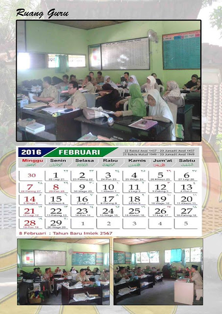 KALENDER SDN 4 AIKMEL 2016