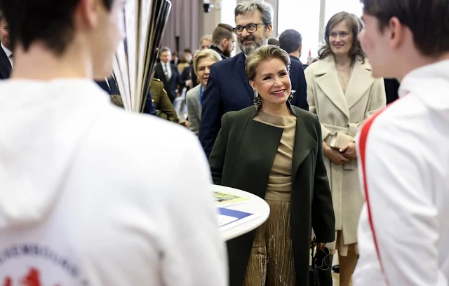 Czech President Petr Pavel and First Lady Eva Pavlova and Grand Duke Henri and Grand Duchess Maria Teresa