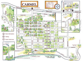 Chamber of Commerce map of Carmel