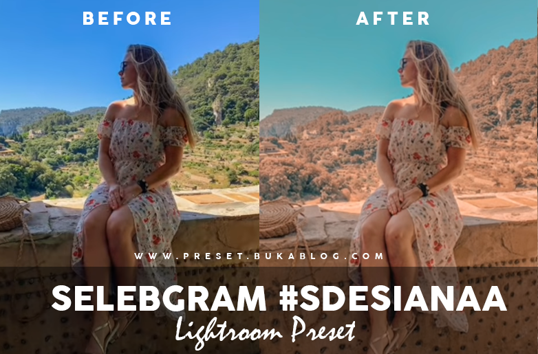 Before After Using @Sdesianaa Lightroom Preset