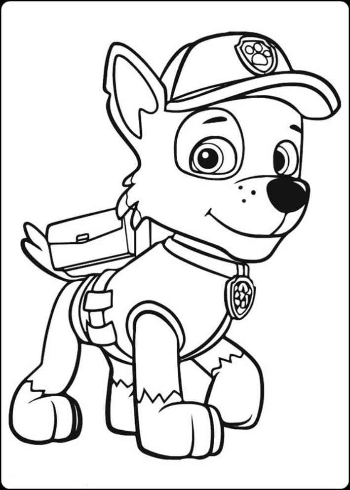 Gambar Mewarnai Paw Patrol | Mewarnai Gambar