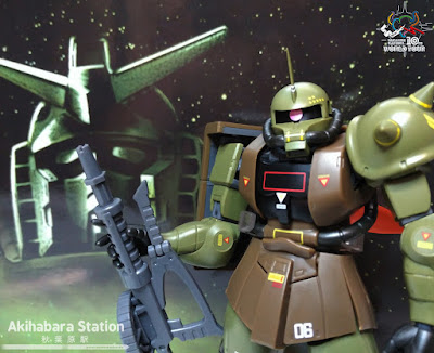 SIDE MS MS-06 ZAKU II Mass production model ver. ANIME Real type color ~ Tamashii World Tour ~ - Tamashii Nations