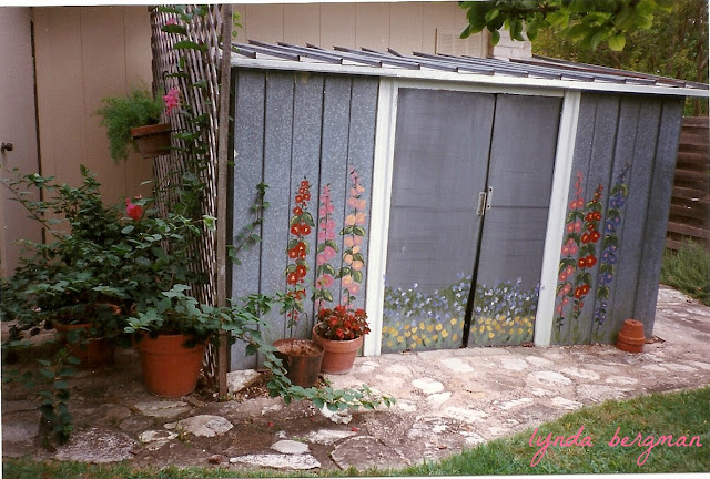 Old Metal Garden Shed