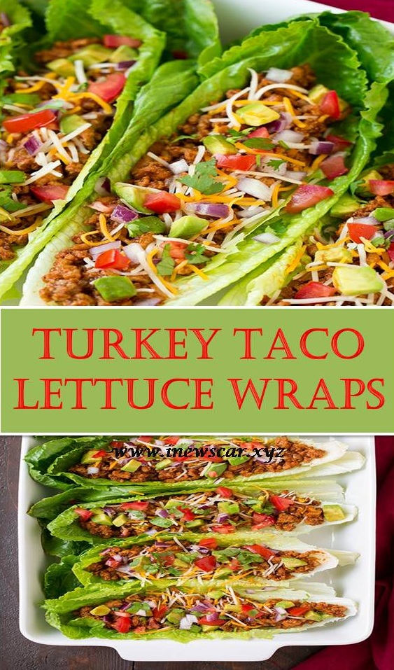 Make your weeknight tacos healthy with these Turkey Taco Lettuce Wraps! They’re a breeze to throw together and are full of delicious flavors from ground turkey, delicious spices and all your favorite Mexican toppings