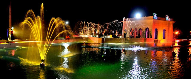 Pinjore Gardens night view