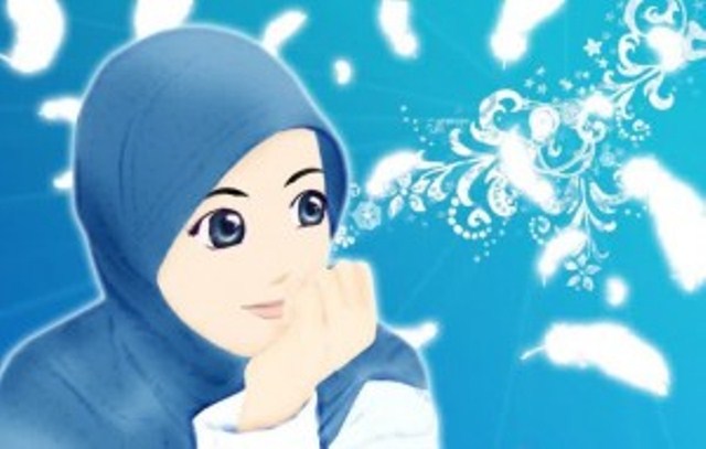 Gambar Kartun Wanita Hijab