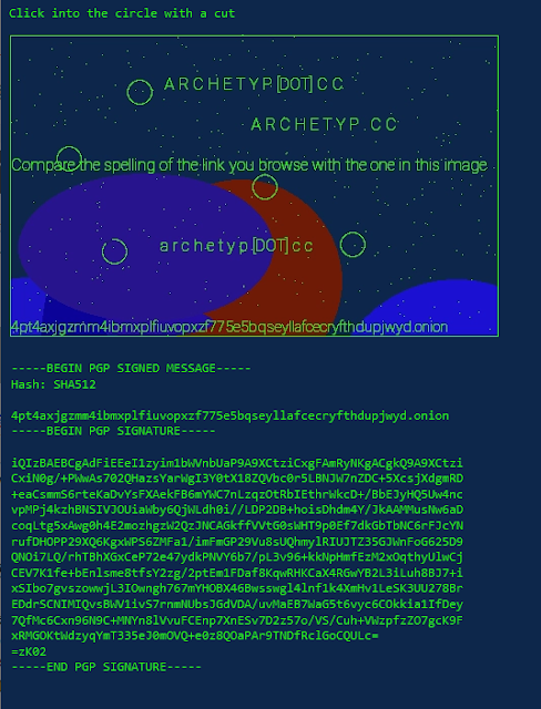 Image showing how dark web markets use ant-phishing and PGP