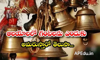 Let us know why bells are installed in temples.