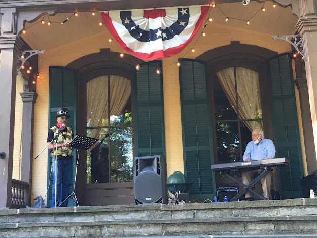 bill berry jr and dick ford at the Seward House Museum First Friday Event september 4 2020