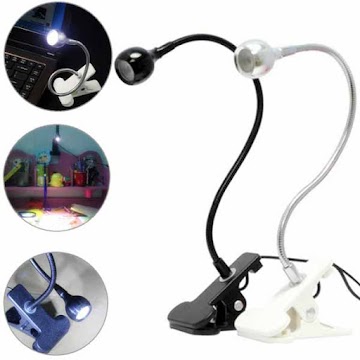 Portable clip on book light led flexible Hown - store