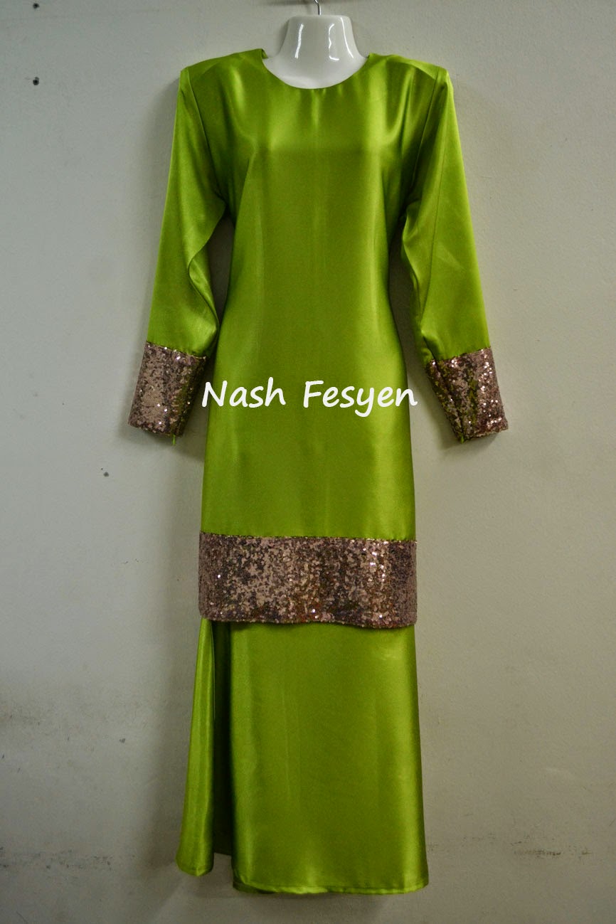 Nash Fesyen baju kurung sequin