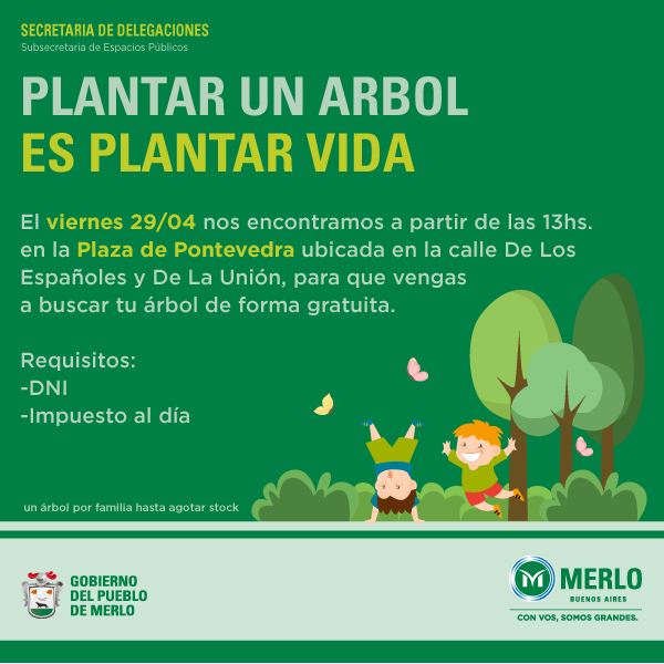 Plantar un árbol es plantar vida