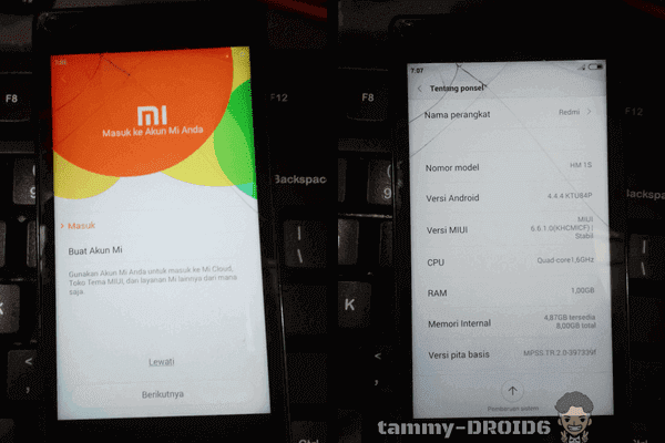 Cara Bypass Micloud Redmi 1s (Armani) dengan Miflash