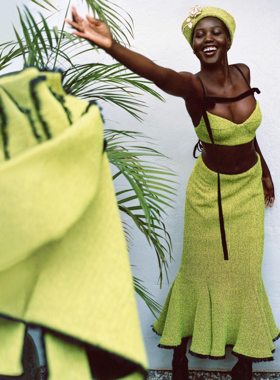 Adut Akech in Vogue UK March 2023 by Sean Thomas