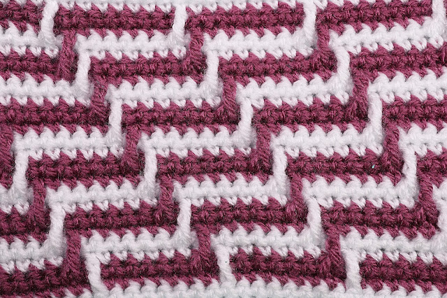 4 -Crochet Imagen Varioación de punto apache por Majovel Crochet