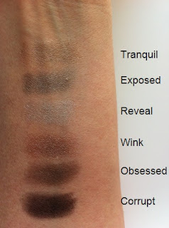 6 swatches