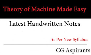 Download Theory of Machine Made Easy 2019 Handwritten Notes Pdf