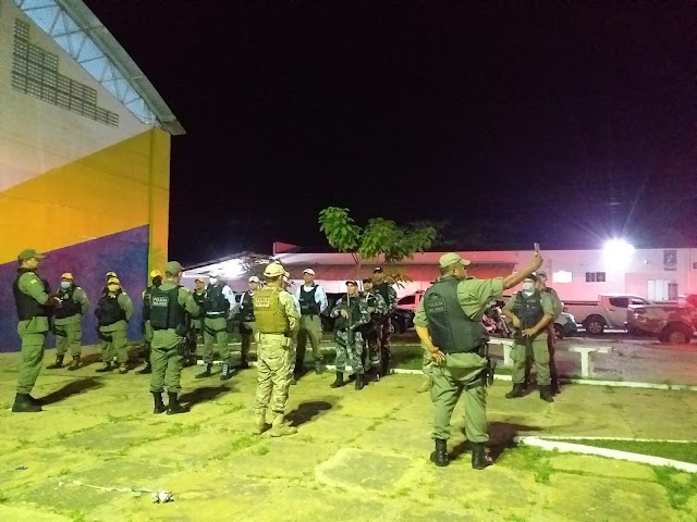 PM reforçou policiamento durante show alusivo ao aniversário da cidade de Luís Correia