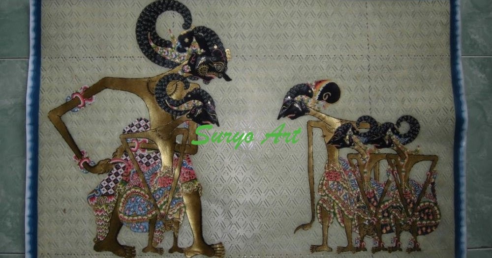 Jual Hiasan Dinding Unik  Lukisan Wayang dari  Kulit Jual 