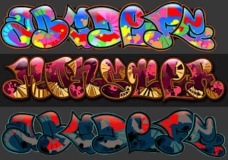 Graffiti Creator 2 Alphabet letters