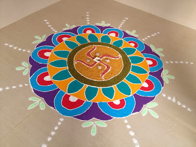 nice design rangoli