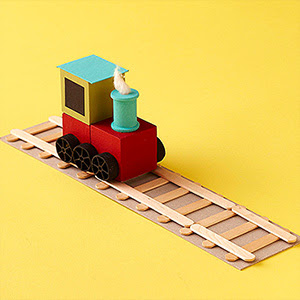 Train with Tracks: "Your child will delight in playing conductor with 