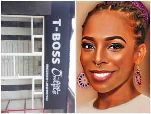 #BBNaija: And TBoss Boutique spotted in Warri (Photo) 