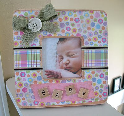 Baby Shower Stuff Baby Shower Favors on Baby Frame And Love Blocks  Baby Shower Gifts   Crafts By Amanda