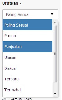 urutan penjualan paling banyak