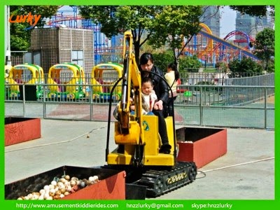 kiddie ride excavator