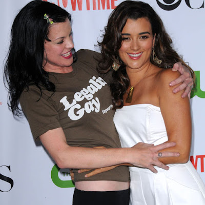 NCIS Pauley Perrette Cote de Pablo The Tshirt says it all