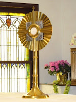 Monstrance and Blessed Sacrament St. Stephen