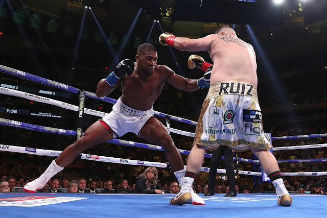 Andy Ruiz Jr. Beats Up And Stops  Anthony Joshua To Claim World Titles