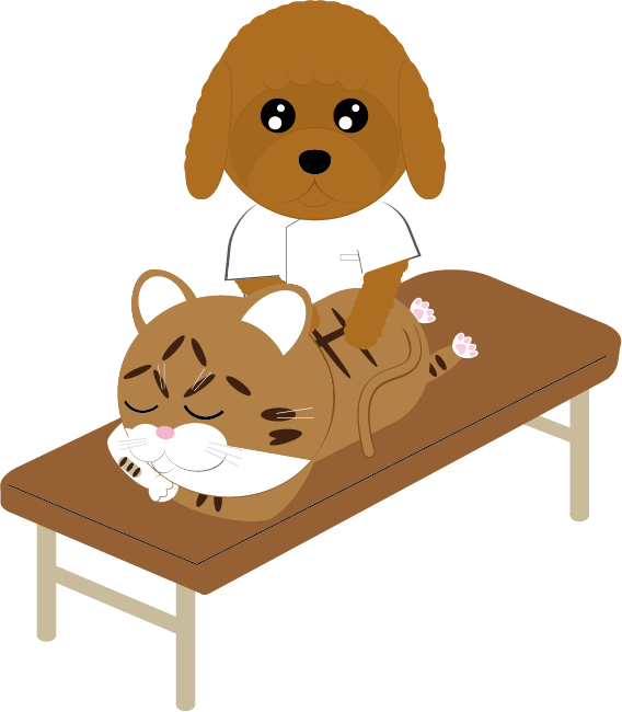 Free Garden Massage Illustration マッサージ のイラストフリー素材