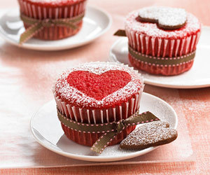 CUPCAKES TERCIOPELO ROJO PARA SAN VALENTIN