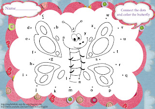 abc dot-to-dot butterfly worksheet