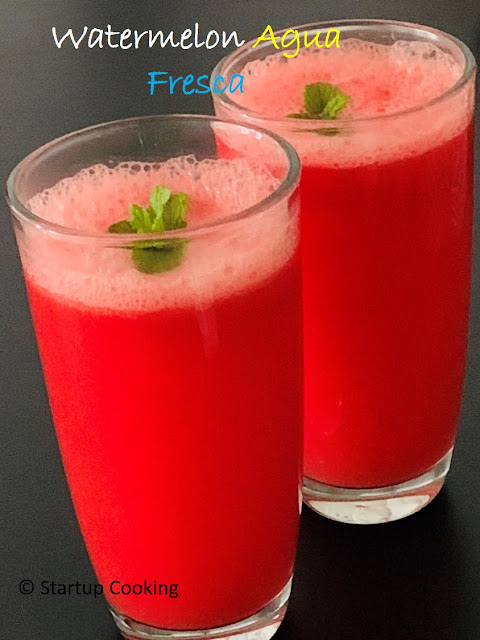 watermelon agua fresca