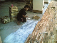 Cara memasang Lantai Kayu