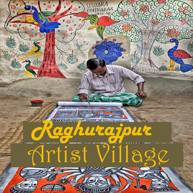raghurajpur artist village, raghurajpur village, puri raghurajpur village puri
