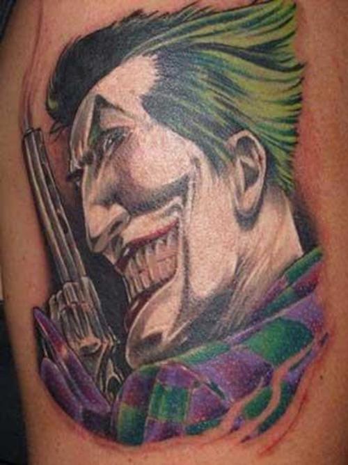  Gambar  Kumpulan Gambar  Tato  Joker  Keren Wajah di  Rebanas 