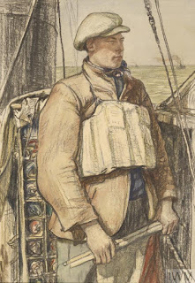 Example of the sort of life jacket Connie might have been wearing to sleep in © IWM (Art.IWM ART 928)