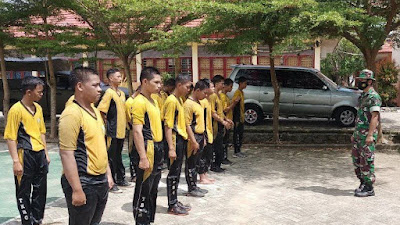 Perbaiki Sikap dan Mental Kodim 1420 Sidrap Latih Siswa SMK Bela Negara 