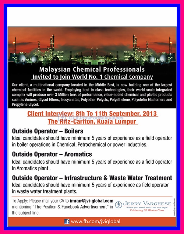 Job Vacancies In Malaysia