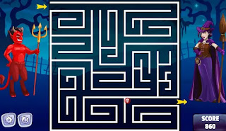 Jogar Halloween Mazes jogo de labirinto na Arcadeflix