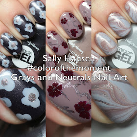 Sally Hansen Complete Salon Manicure and Miracle Gel nail art