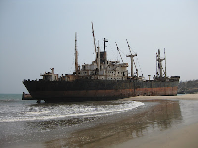 Angola - Praia dos navios encalhados